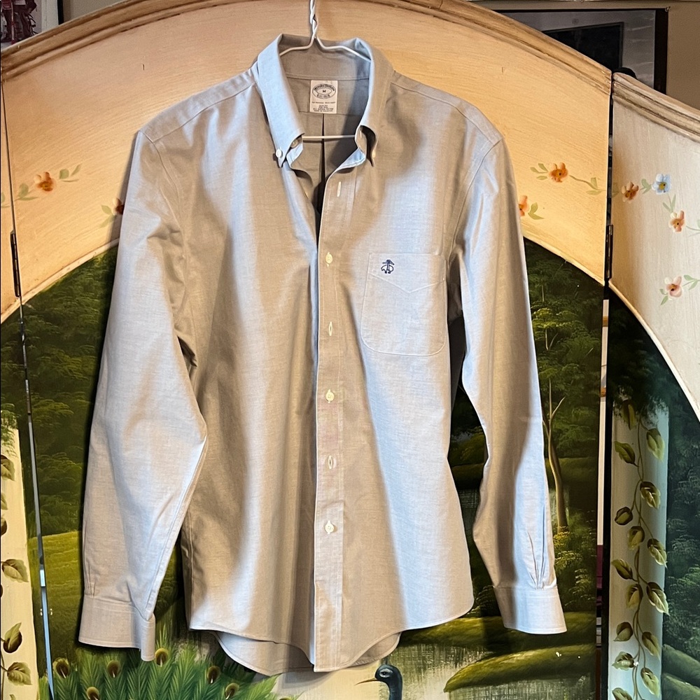 Brooks Brothers Light Gray Casual Shirt